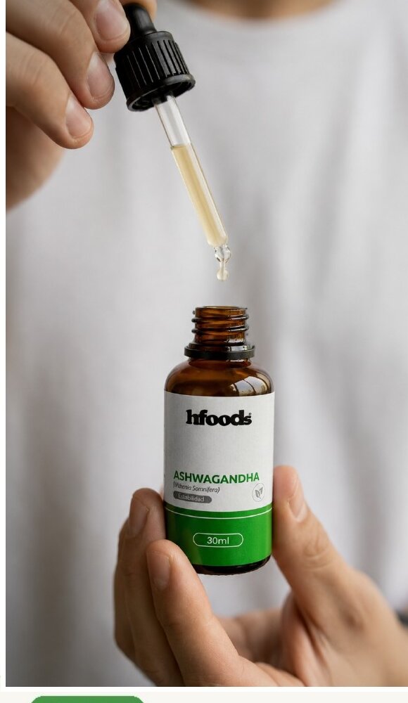 Extracto de Ashwagandha (Withania somnifera) hfoods 30 ml.