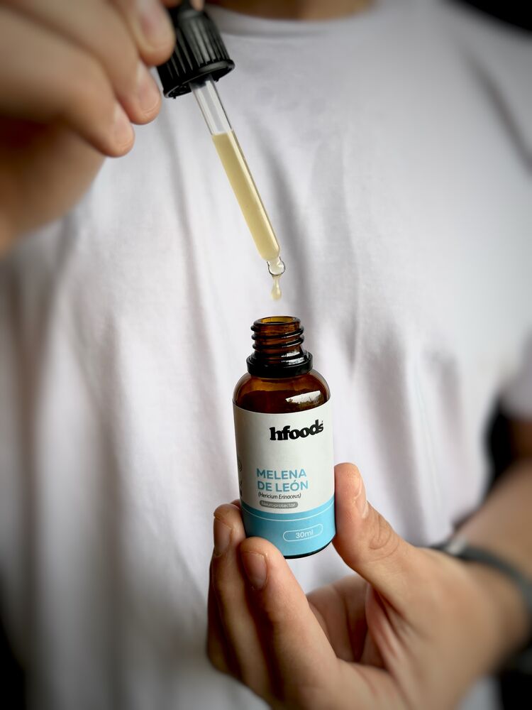 Extracto de Melena de León (Hericium erinaceus) hfoods 30 ml.